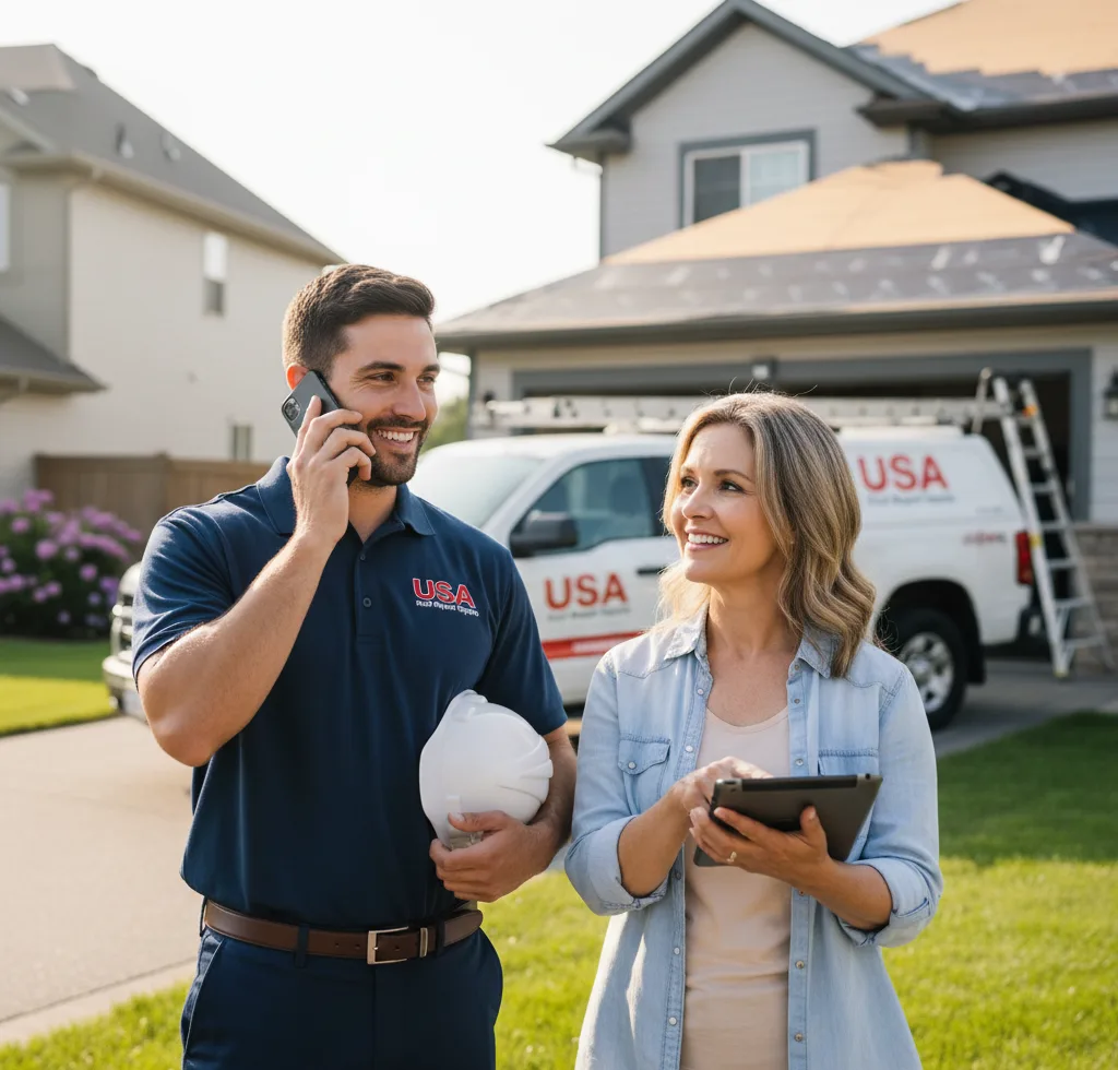 USA Roof Repair Experts customer support in Bennett